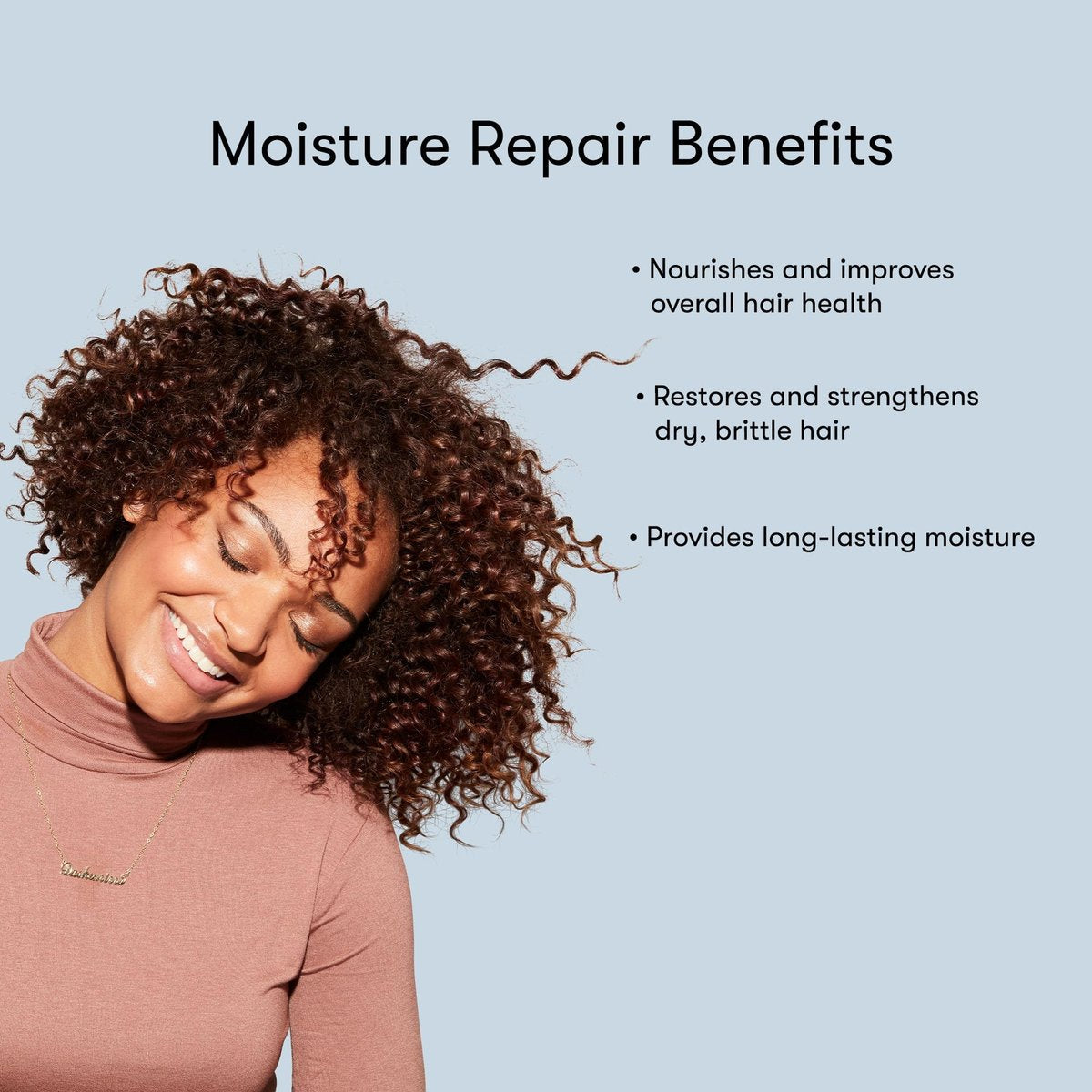 Odele Moisture Repair Sulfate-Free Shampoo & Conditioner Set – Intense Hydration for Dry or Damaged Hair, 13 Fl Oz Each (2-Pack) Avelisse