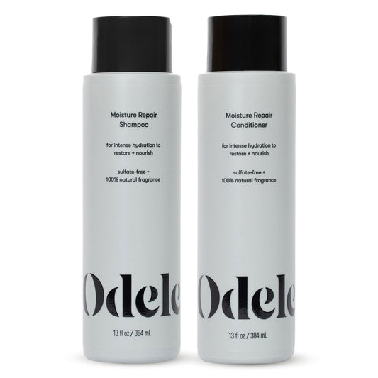 Odele Moisture Repair Sulfate-Free Shampoo & Conditioner Set – Intense Hydration for Dry or Damaged Hair, 13 Fl Oz Each (2-Pack) Avelisse