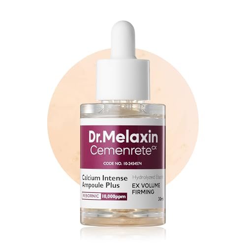 Dr.Melaxin Cemenrete Calcium Ampoule Plus – Under Eye Serum with Adenosine and Niacinamide for Dark Circles, Fine Lines, Eye Bags, and Sagging Skin (1.01 fl oz) Avelisse