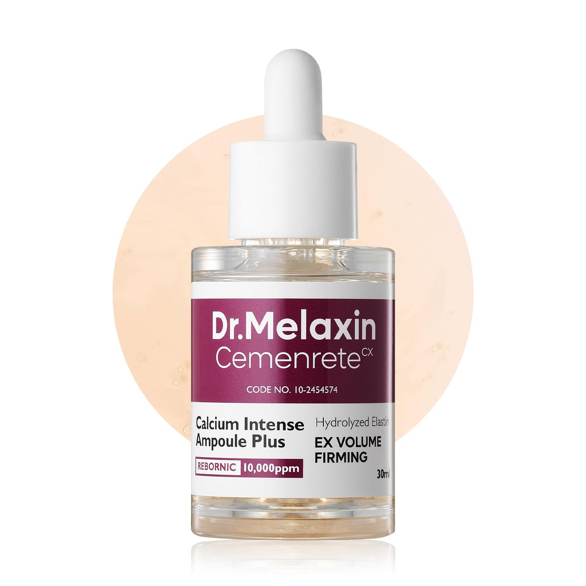 Dr.Melaxin Cemenrete Calcium Ampoule Plus – Under Eye Serum with Adenosine and Niacinamide for Dark Circles, Fine Lines, Eye Bags, and Sagging Skin (1.01 fl oz) Avelisse