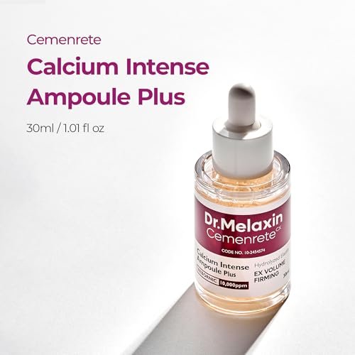 Dr.Melaxin Cemenrete Calcium Ampoule Plus – Under Eye Serum with Adenosine and Niacinamide for Dark Circles, Fine Lines, Eye Bags, and Sagging Skin (1.01 fl oz) Avelisse