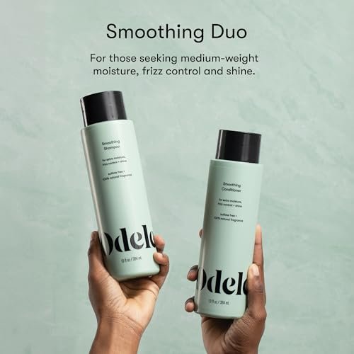Odele Smoothing Sulfate-Free Shampoo & Conditioner Set for Frizz Control & Shine, 13 Fl Oz Each (2-Pack) Avelisse