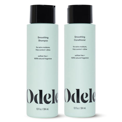 Odele Smoothing Sulfate-Free Shampoo & Conditioner Set for Frizz Control & Shine, 13 Fl Oz Each (2-Pack) Avelisse