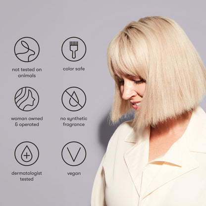 Odele Sulfate-Free Purple Shampoo & Conditioner Set for Blonde, Silver & Gray Hair - 13 Fl Oz Each (2-Pack) - Neutralizes Brassy Tones Avelisse