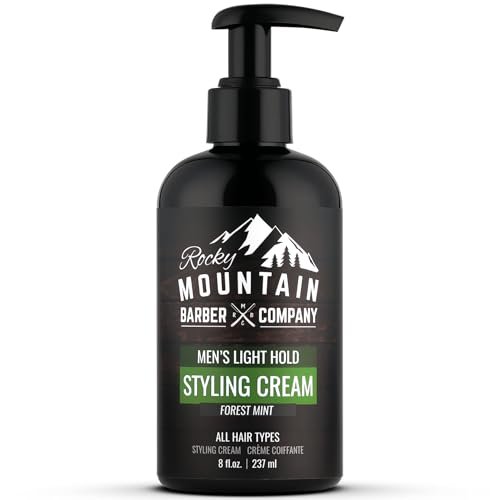 Men's Hair Styling Cream – Quick Styling with Light Reworkable Hold & Low Shine – No Artificial Fragrance – 8 oz - görsel 2