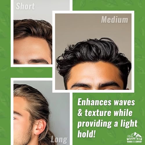 Men's Hair Styling Cream – Quick Styling with Light Reworkable Hold & Low Shine – No Artificial Fragrance – 8 oz - görsel 4