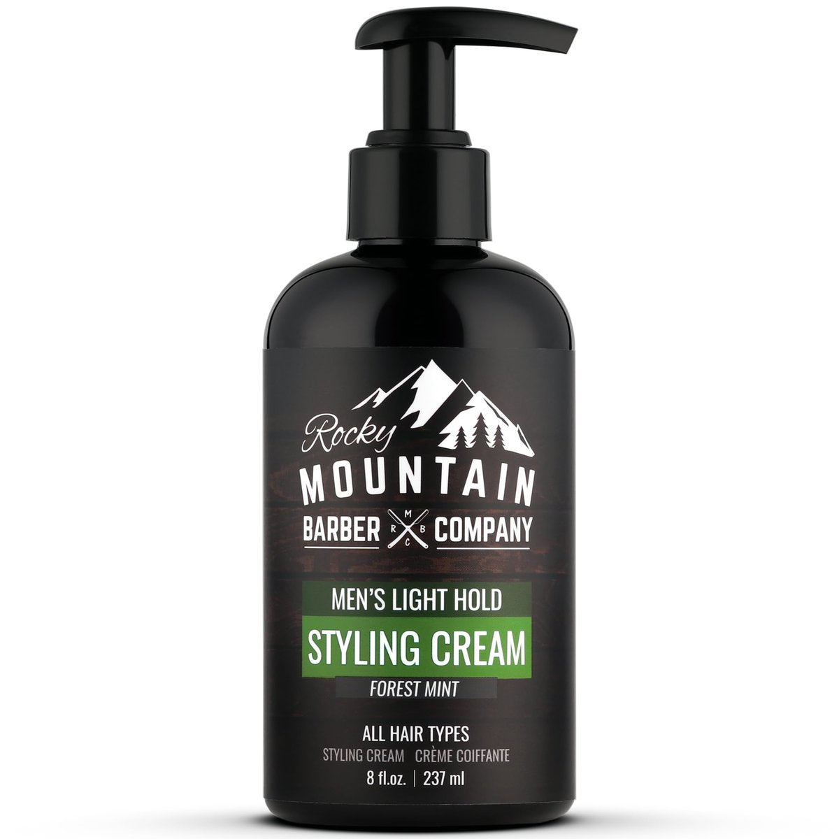 Men's Hair Styling Cream – Quick Styling with Light Reworkable Hold & Low Shine – No Artificial Fragrance – 8 oz - görsel 1