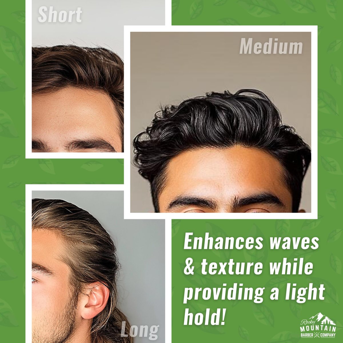 Men's Hair Styling Cream – Quick Styling with Light Reworkable Hold & Low Shine – No Artificial Fragrance – 8 oz - görsel 3