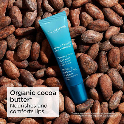 Clarins Hydra-Essentiel Moisture Replenishing Lip Balm – 24H Hydration with Hyaluronic Acid & Plumping Peptides Avelisse