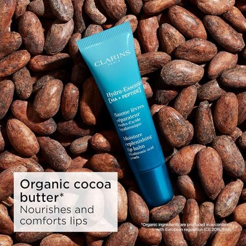 Clarins Hydra-Essentiel Moisture Replenishing Lip Balm – 24H Hydration with Hyaluronic Acid & Plumping Peptides Avelisse