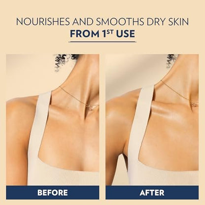 Vaseline Almond Smooth Body Lotion with Pro-Vitamin B5 – 72-Hour Moisture for Extremely Dry Skin – 10 Fl Oz