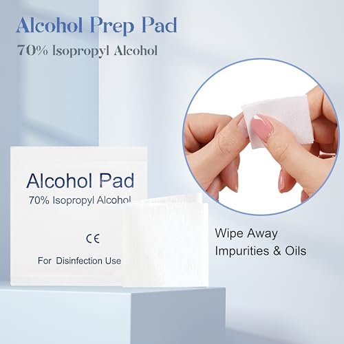 Qsnidy 30 Pack Disposable Manicure Kit – Individually Wrapped 3-Piece Press-On Nail Prep Set with Mini File, Cuticle Stick & Prep Pad for Salon, Home, Travel - görsel 12
