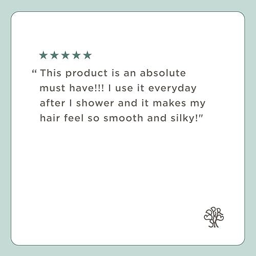 Hairitage Detangling Leave-in Conditioner Spray - Lightweight Leave In Hair Treatment for Dry Damaged + Curly, Fine, Wavy, Frizzy Hair - Sulfate Free - Cherry + Amber Scent, 6 Fl oz - görsel 7