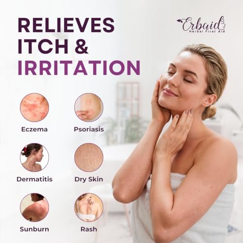 Eczema Soap Bar for Face and Body – All Natural Dermatitis, Psoriasis Treatment for Dry Itchy Sensitive Skin Relief – Gentle Detoxifying, Healing, Anti-Itch, Oatmeal Goat Milk Wash for Kids & Adults - görsel 4