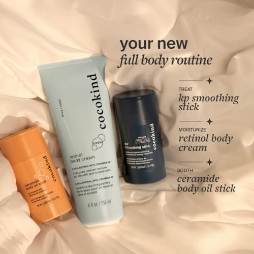 Cocokind KP Smoothing Stick – Mess-Free Keratosis Pilaris Bump Body Scrub for All Skin Types, Fragrance Free, Cruelty Free, Vegan, 1.7 oz Avelisse
