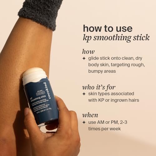 Cocokind KP Smoothing Stick – Mess-Free Keratosis Pilaris Bump Body Scrub for All Skin Types, Fragrance Free, Cruelty Free, Vegan, 1.7 oz Avelisse