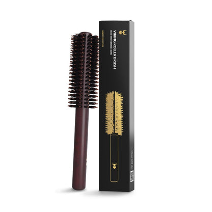 The Beard Struggle Viking Roller Brush – Heat-Resistant Round Brush for Men’s Hair and Beard Styling, Reduce Frizz & Tangles