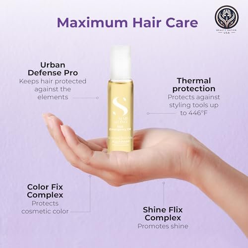Alfaparf SOS Reconstruction Repair Emergency Oil – 6 Vials with Conditioning Treatment Cap by Beauty Nation Avelisse