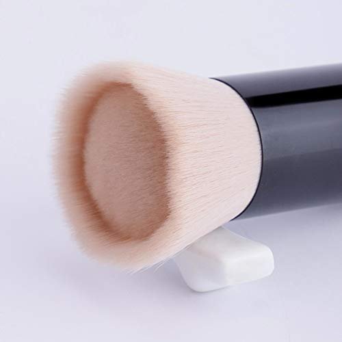 Anne's Giverny Foundation Brush - Professional Blending Brush for Loose Powder & Liquid Foundation, Black Synthetic Avelisse