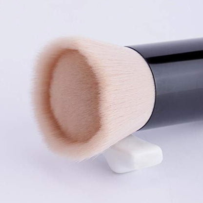 Anne's Giverny Foundation Brush - Professional Blending Brush for Loose Powder & Liquid Foundation, Black Synthetic Avelisse