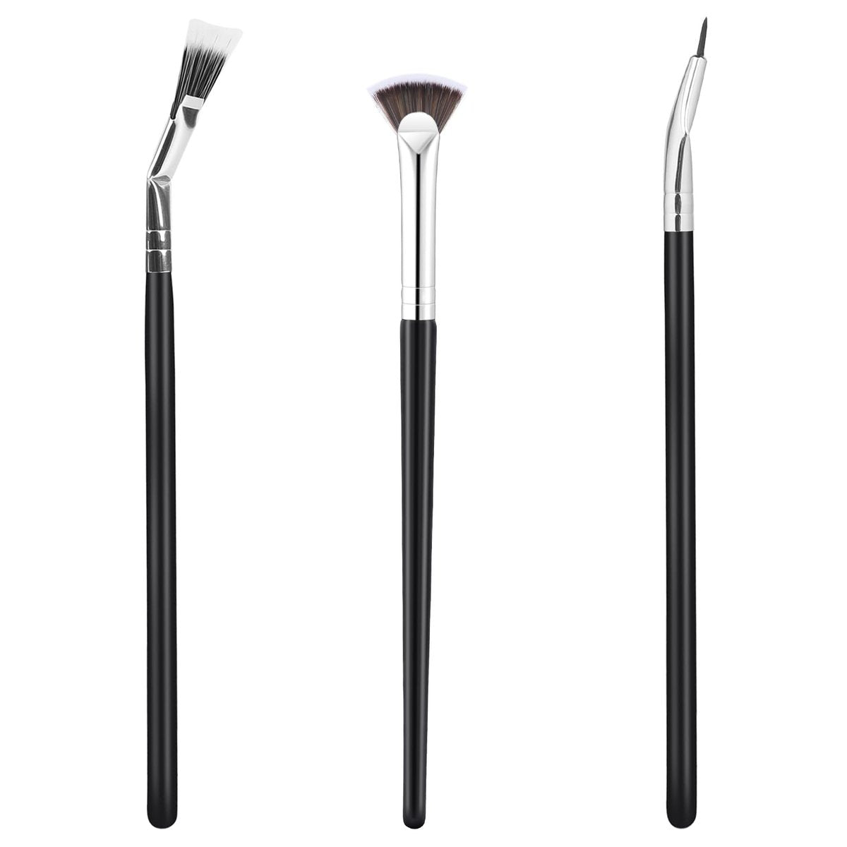 Folding Angle Lash Brush – Scalloped Mascara Fan Brush for Natural Lifted Lashes - görsel 1