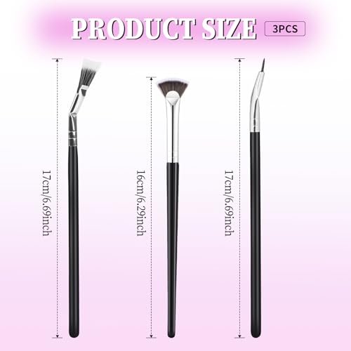 Folding Angle Lash Brush – Scalloped Mascara Fan Brush for Natural Lifted Lashes - görsel 4