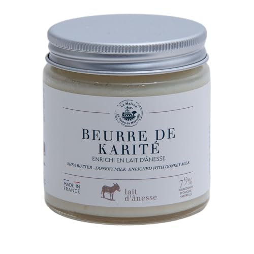 La Maison du Savon de Marseille Shea Butter Enriched with Donkey Milk - Pure & Natural Body Butter for All Skin Types - 7.23 oz - görsel 2