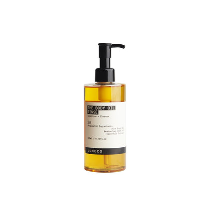 JUNO & Co. Body Oil Rinse Shower Cleanser – Hydrating Rice Bran & Meadowfoam Seed Wash for Dry or Sensitive Skin, Daily Use, 9.13 fl oz Avelisse