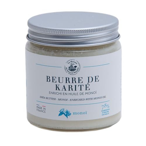 La Maison du Savon de Marseille Shea Butter Enriched with Coconut Oil and Monoi - Pure & Natural Body Butter for All Skin Types - 120ml - görsel 2