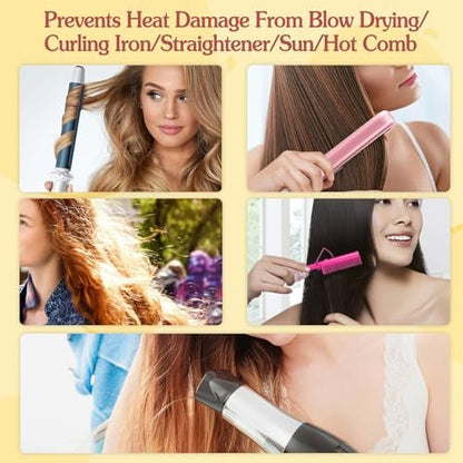 2-Pack Coconut Heat Protection Spray – Thermal Protector for Hair, Travel Size, Paraben & Dye Free