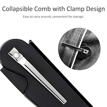 4-Pack Handmade Sawcut Mustache Comb – Best Pocket Folding Comb for Moustaches and Short Beards