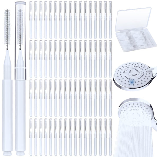 MAPVOLUT 70-Piece Heavy Duty Shower Head Cleaning Brush Set - Professional Grade Bristles for Deep Cleaning Small Holes, Gaps, and Clogs - Durable & Portable Cleaning Tool Kit Avelisse