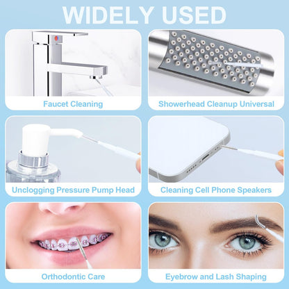 MAPVOLUT 70-Piece Heavy Duty Shower Head Cleaning Brush Set - Professional Grade Bristles for Deep Cleaning Small Holes, Gaps, and Clogs - Durable & Portable Cleaning Tool Kit Avelisse