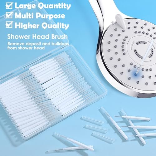 MAPVOLUT 70-Piece Heavy Duty Shower Head Cleaning Brush Set - Professional Grade Bristles for Deep Cleaning Small Holes, Gaps, and Clogs - Durable & Portable Cleaning Tool Kit Avelisse