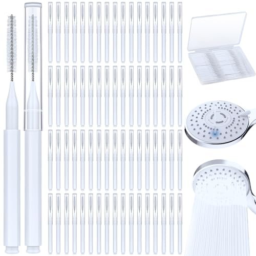 MAPVOLUT 70-Piece Heavy Duty Shower Head Cleaning Brush Set - Professional Grade Bristles for Deep Cleaning Small Holes, Gaps, and Clogs - Durable & Portable Cleaning Tool Kit Avelisse