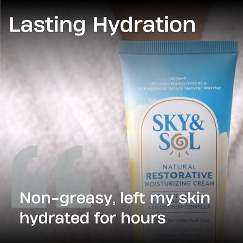 Sky and Sol Everything Cream - 100% Grass Fed Beef Tallow Moisturizer for Face and Body | Day & Night Skincare | Safe Natural Ingredients | All Skin Types | 3 oz Avelisse
