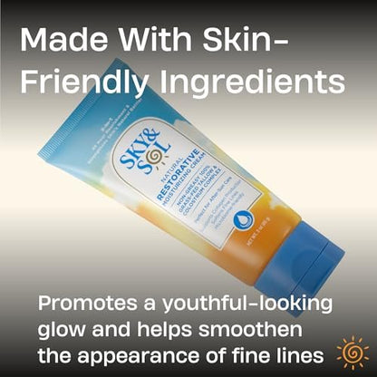 Sky and Sol Everything Cream - 100% Grass Fed Beef Tallow Moisturizer for Face and Body | Day & Night Skincare | Safe Natural Ingredients | All Skin Types | 3 oz Avelisse