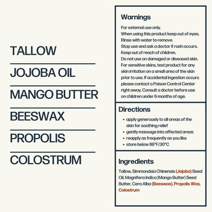 Sky and Sol Everything Cream - 100% Grass Fed Beef Tallow Moisturizer for Face and Body | Day & Night Skincare | Safe Natural Ingredients | All Skin Types | 3 oz Avelisse