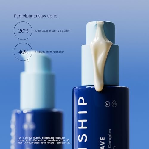 Kinship Dream Wave 2% Bio-Retinoid Overnight Ultra Hydrating Serum - Retinol Alternative for Sensitive Skin, Anti-Aging Niacinamide + Tranexamic Acid, Smooth Wrinkles, Redness Reducing Face Serum, 1 Oz - görsel 8