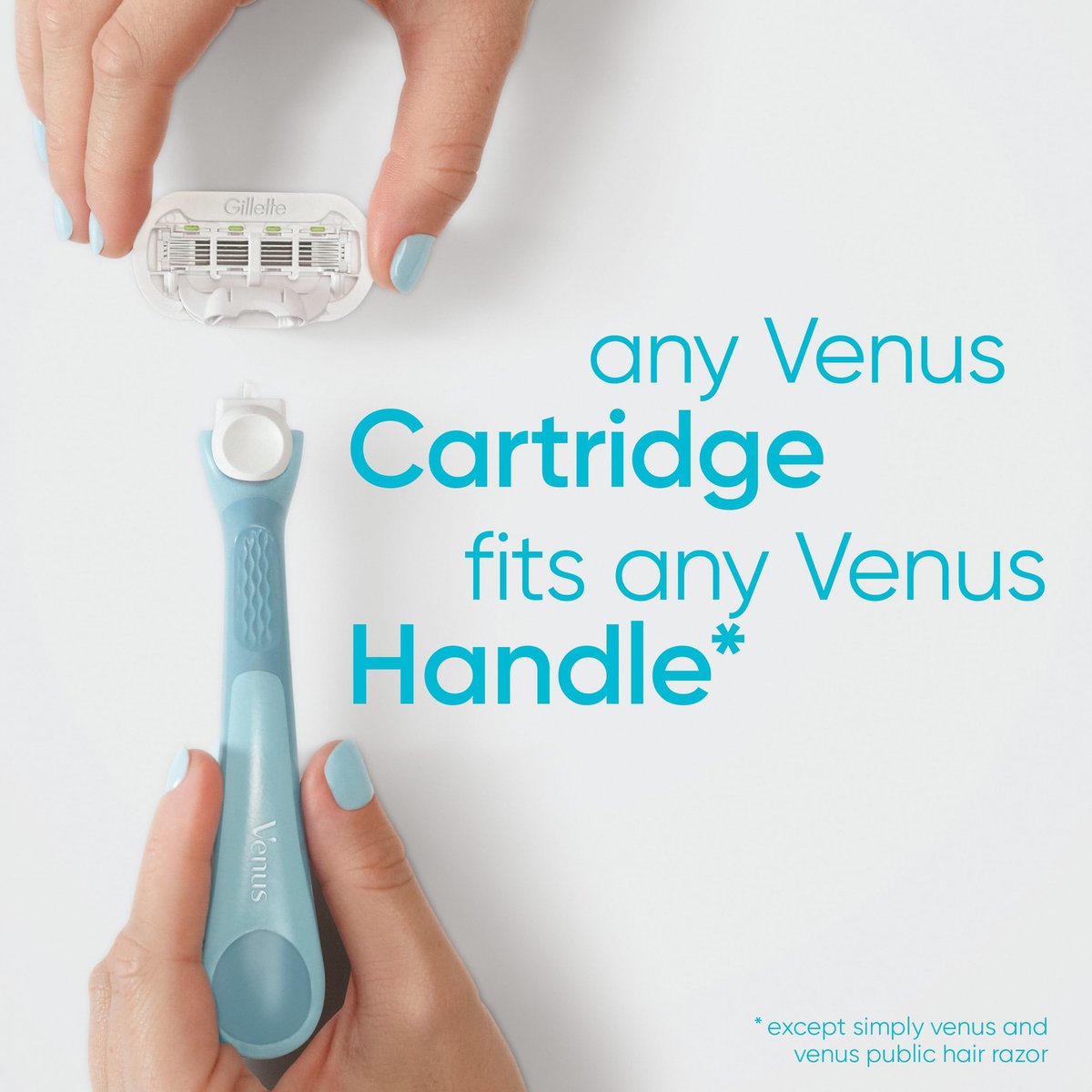 Gillette Venus Extra Smooth Razor for Women - 1 Handle + 4 Refills, 5-Blade, Ergonomic No-Slip Gel Handle & Shower Holder - görsel 15