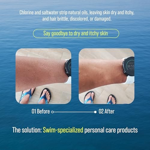 TRIHARD Chlorine Removal Body Wash and Lotion Set – Pre & Post Swim Skin Protection for Sensitive Skin Avelisse