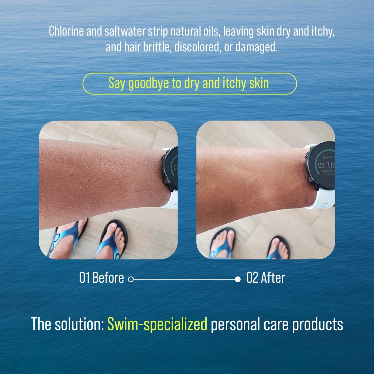 TRIHARD Chlorine Removal Body Wash and Lotion Set – Pre & Post Swim Skin Protection for Sensitive Skin Avelisse
