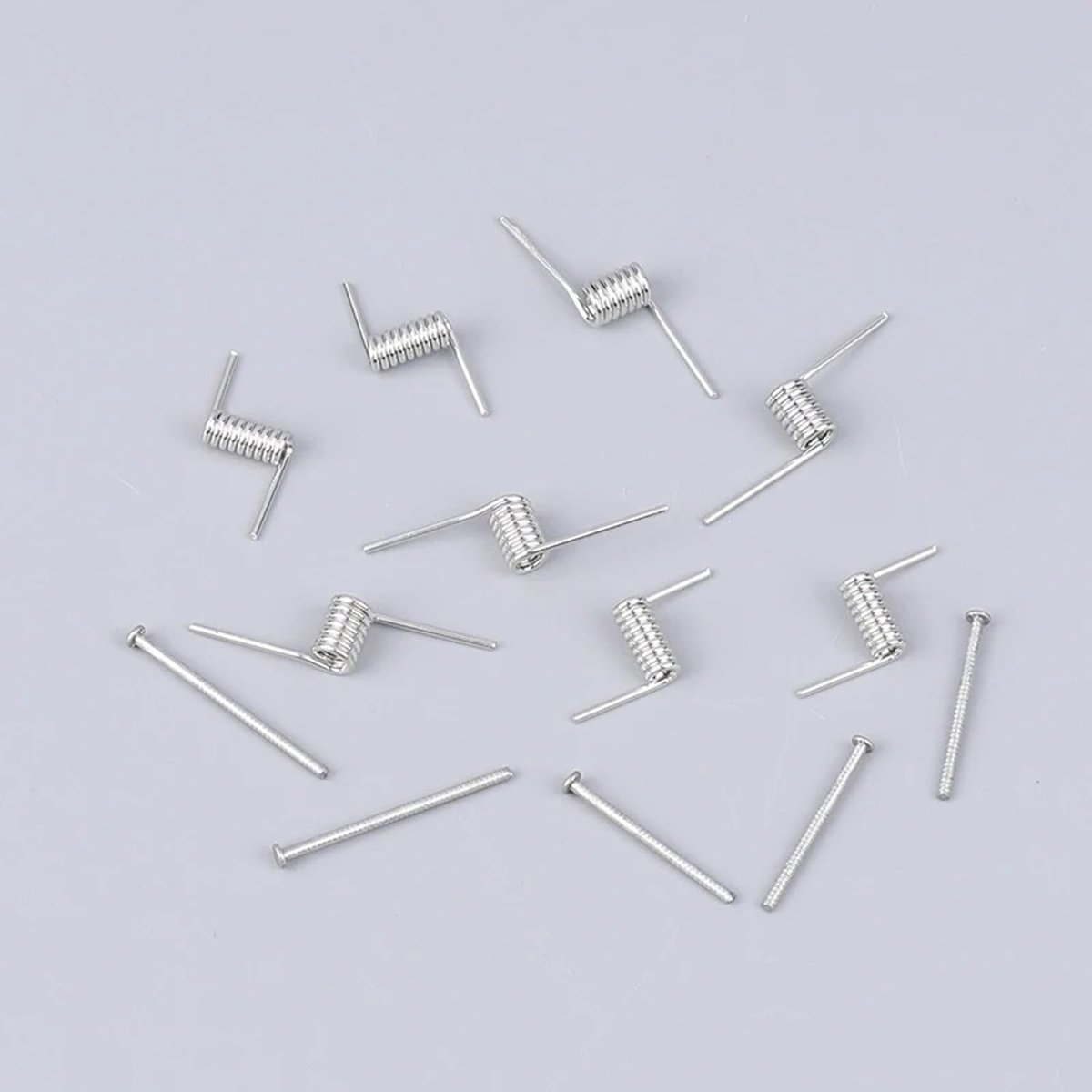 ArrErr 8 Set Hair Claw Clip Spring Replacement with Central Axle Rod for Large Medium Claw Clips Hairpin Square Rectangle Butterfly Jaw Clamp Repair Parts - görsel 7
