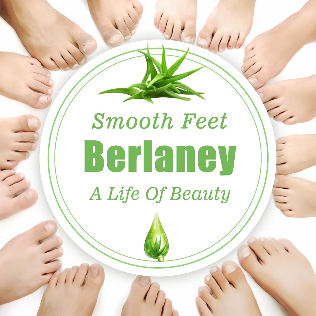 Berlaney Aloe Vera Foot Peeling Mask - Baby Feet Exfoliating Peel for Dead Skin Removal & Moisturizing Care, Dry Cracked Heels Relief, Softening Rough Feet Spa Socks, 3 Pairs Pack (Unisex) Avelisse