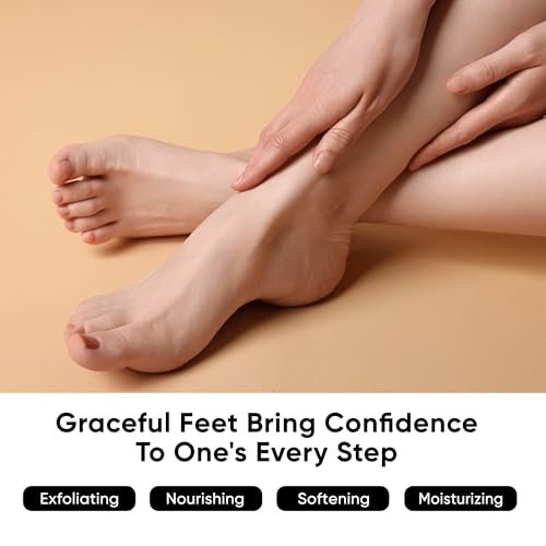 Berlaney Aloe Vera Foot Peeling Mask - Baby Feet Exfoliating Peel for Dead Skin Removal & Moisturizing Care, Dry Cracked Heels Relief, Softening Rough Feet Spa Socks, 3 Pairs Pack (Unisex) Avelisse