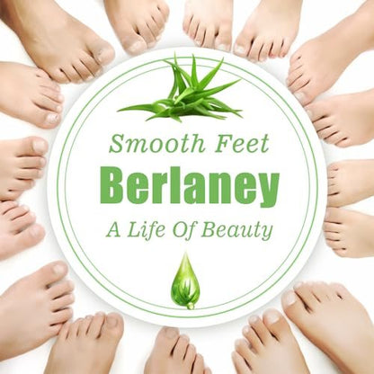 Berlaney Aloe Vera Foot Peeling Mask - Baby Feet Exfoliating Peel for Dead Skin Removal & Moisturizing Care, Dry Cracked Heels Relief, Softening Rough Feet Spa Socks, 3 Pairs Pack (Unisex) Avelisse