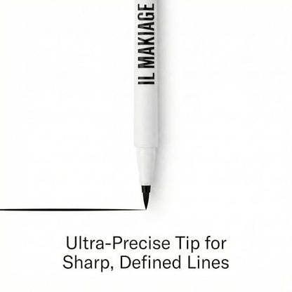 Il Makiage Black Card Waterproof Liquid Eyeliner - Black - 0.05 FL OZ Avelisse