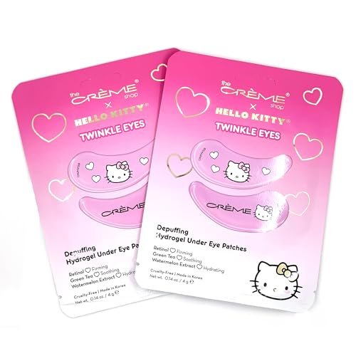 The Crème Shop x Hello Kitty Daily Skinsuperstars Skincare Set - Korean Skincare Set with Face Mask Sheets & Under Eye Patches (6pc) - görsel 8