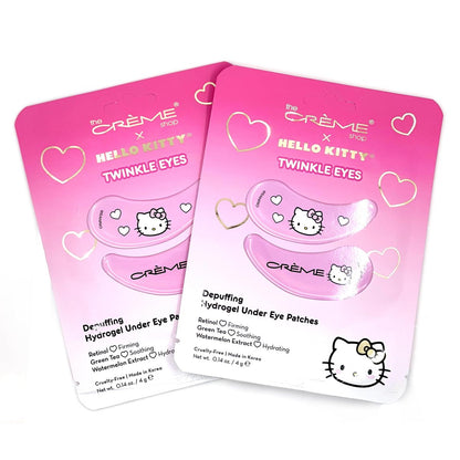 The Crème Shop x Hello Kitty Daily Skinsuperstars Skincare Set - Korean Skincare Set with Face Mask Sheets & Under Eye Patches (6pc)