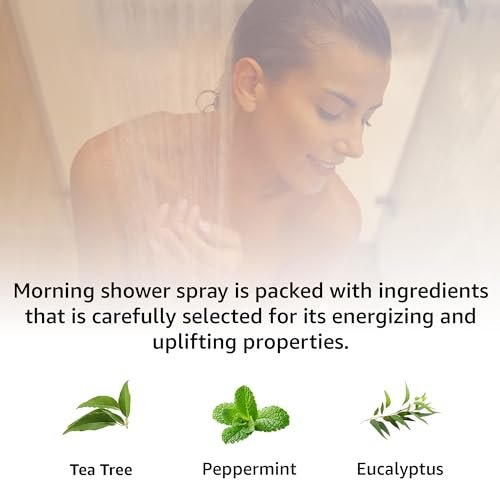 Energizing Shower & Pillow Spray Peppermint Eucalyptus Tea Tree Essential Oils Natural Fast Acting Aromatherapy Mist for Relaxation Calming Stress Clear Sinus Cooling Relief Luxury Self Care Gift - görsel 4